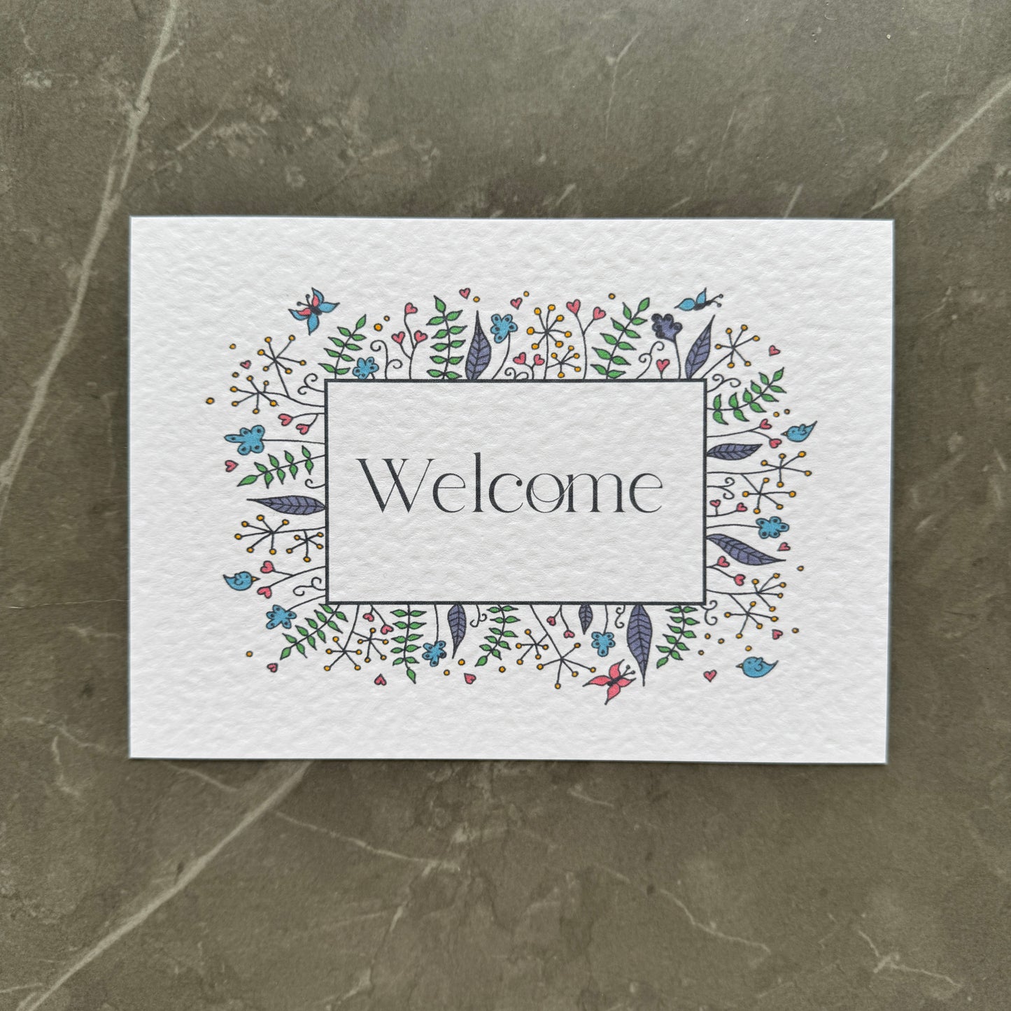 Welcome Note Cards