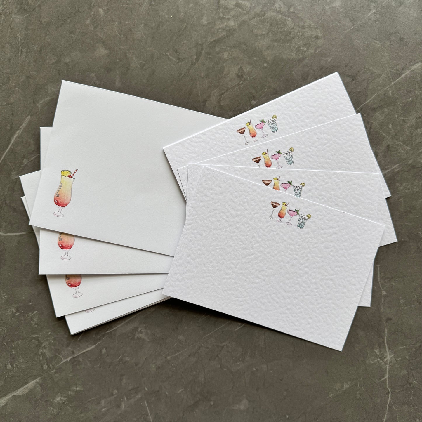 Cocktail Cards Note Cards