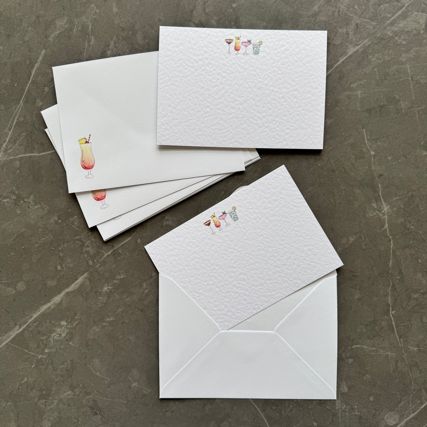 Cocktail Cards Note Cards