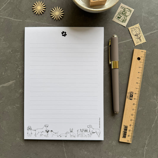 A5 Dog Notepad
