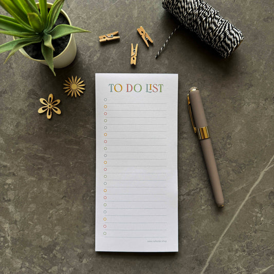 Pastel To Do List Pad