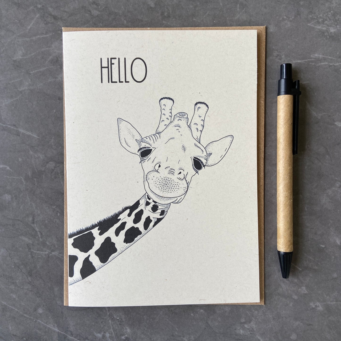 Pack of 2 Giraffe Greeting Cards