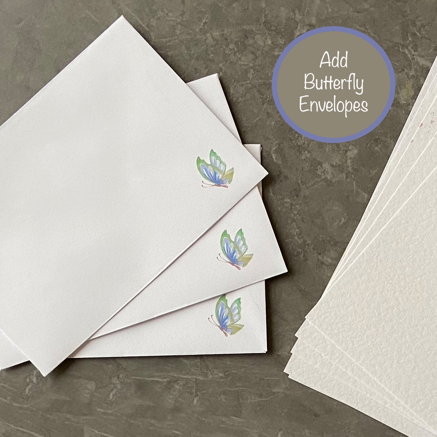 Personalised Butterfly Writing Paper
