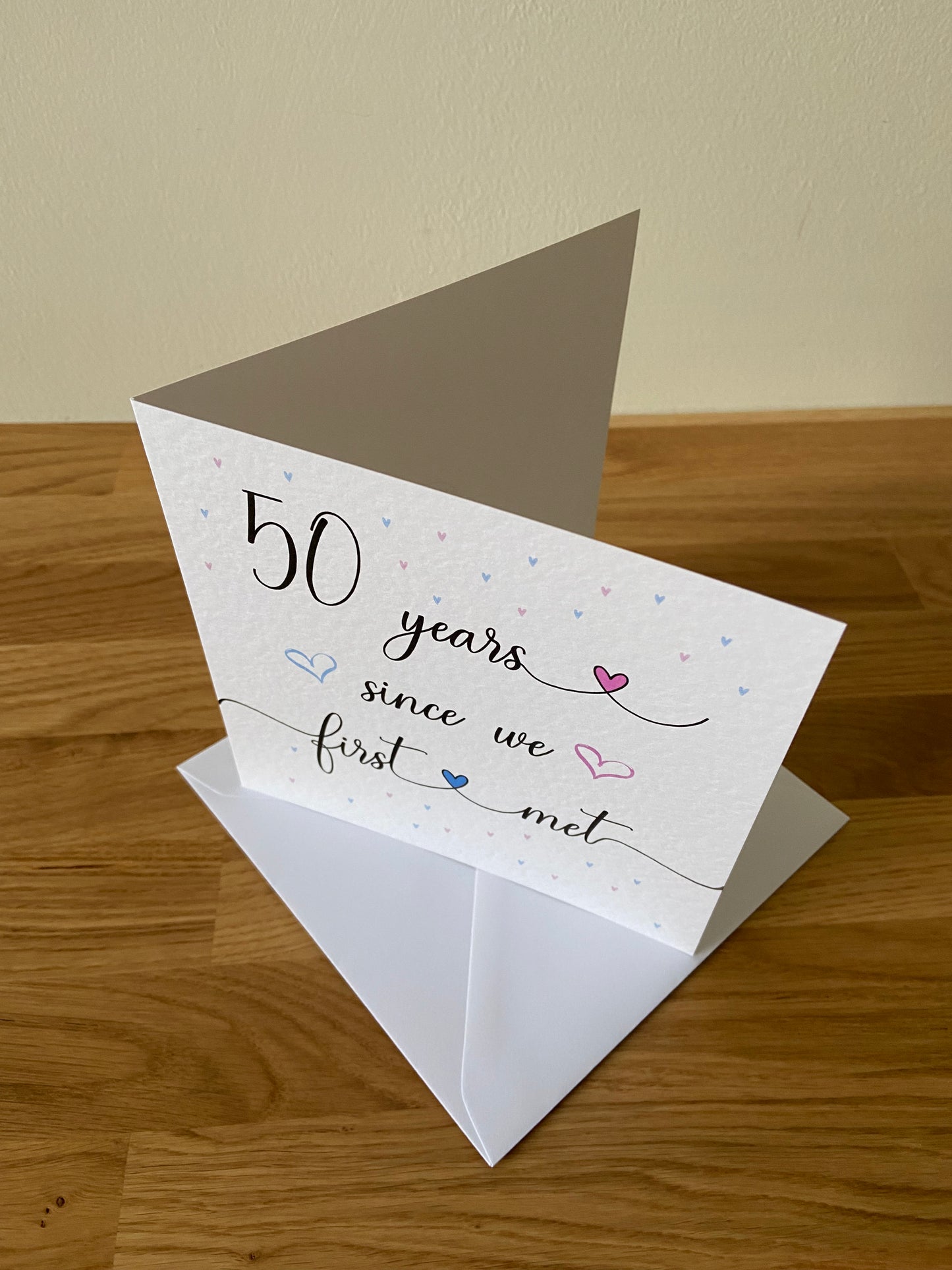 Since we met anniversary card - any year number