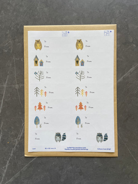 Scandi Gift Stickers