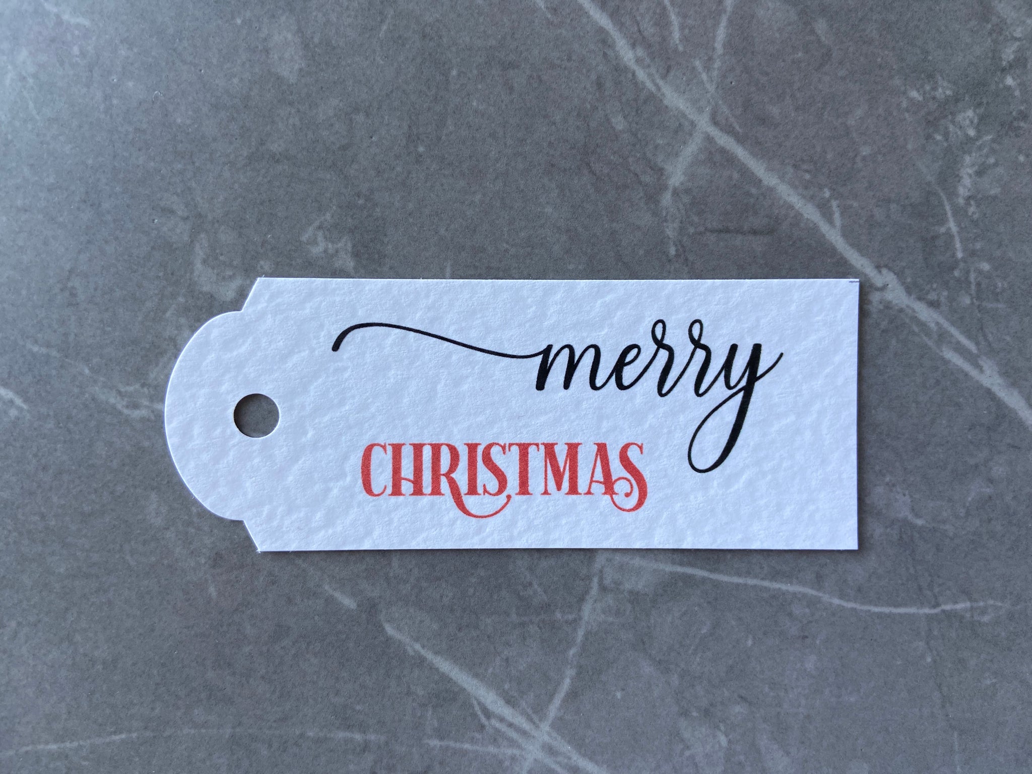 Merry Christmas Tags, bag of 12
