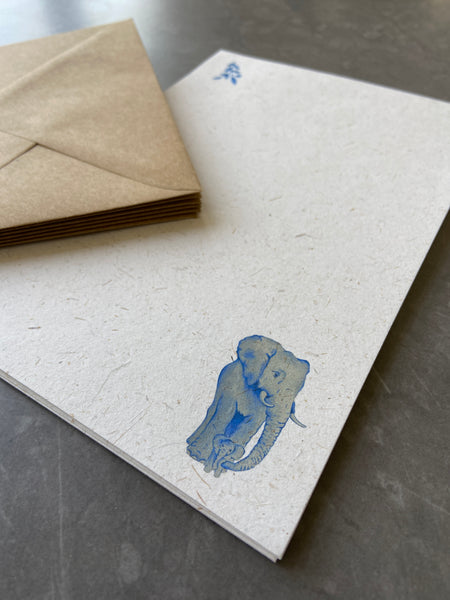 Elephant Dung Writing Paper Set