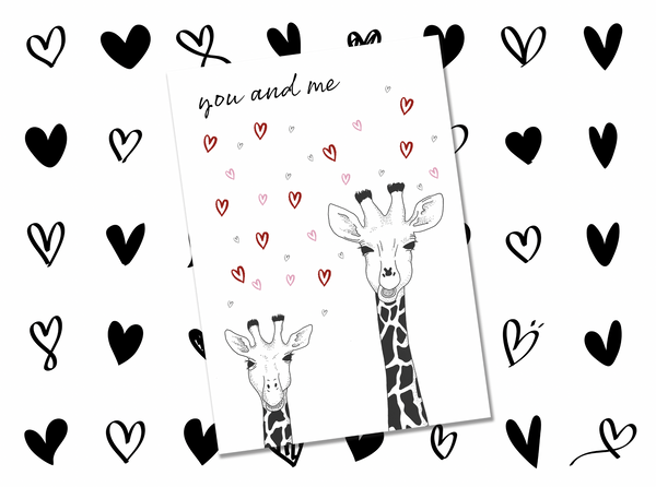 You and Me Valentine's Card