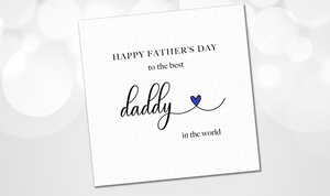 Father's Day Card For Daddy
