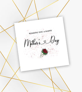 Mother's Day Card - with rose bouquet