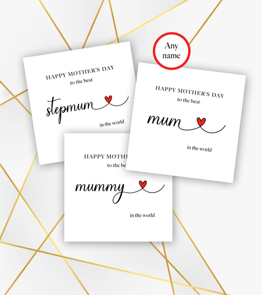 Mother's Day Love Heart Card