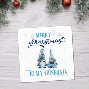 Husband Gonk Christmas Card