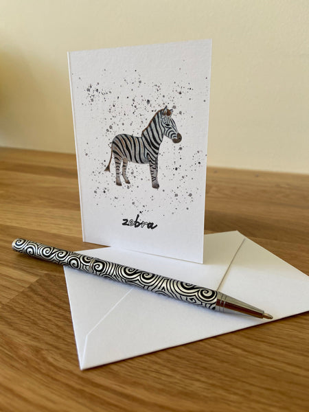 Mini Zebra Note cards