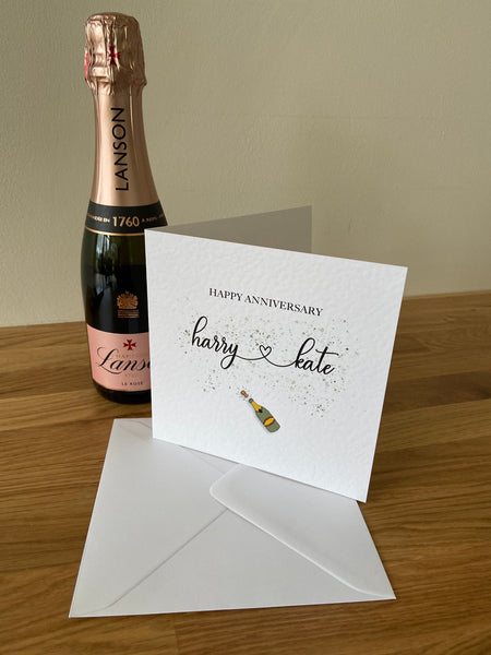 Personalised Anniversary Card