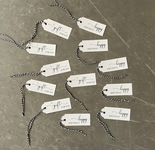 Happy Birthday Tags and Gift for You Tags