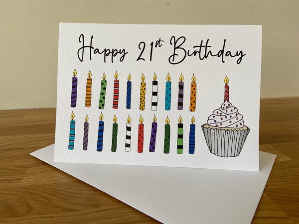 21st Birthday Card