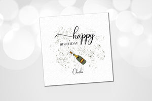 Personalised Happy Birthday Card