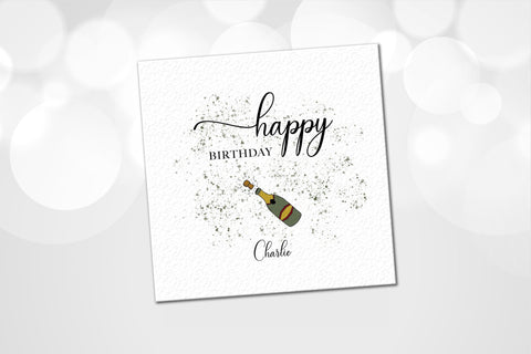 Personalised Happy Birthday Card
