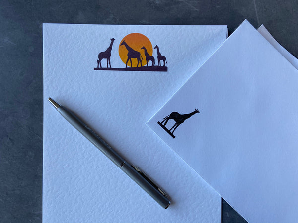 Giraffe Writing Paper Set