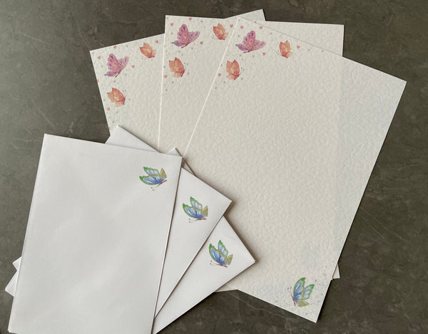 Butterfly Writing Paper Set