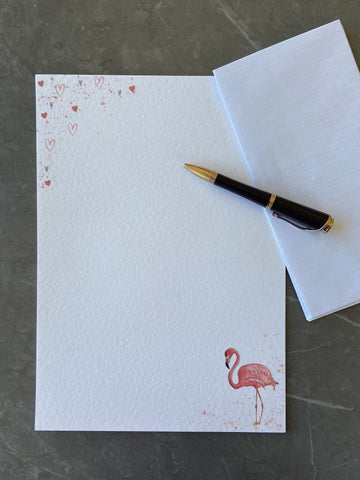 A4 Flamingo Writing Paper