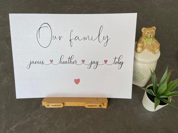 Personalised Family Print