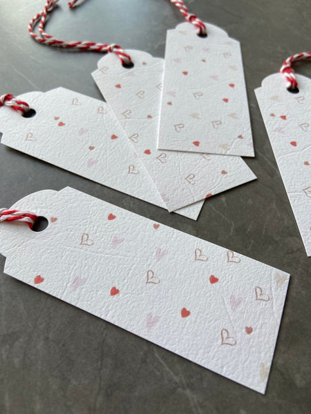 Heart Pattern Gift Tags