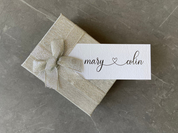 Wedding or Party Favour Gift Tags - personalised