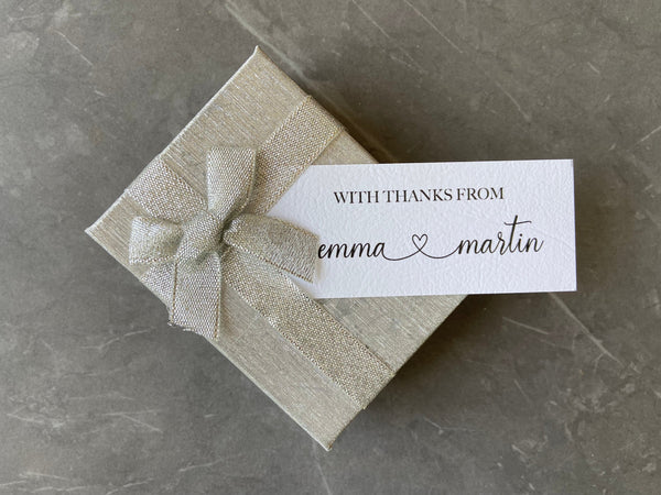 Wedding or Party Favour Gift Tags - personalised
