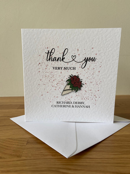 Personalised Thank You Card