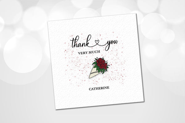 Personalised Thank You Card