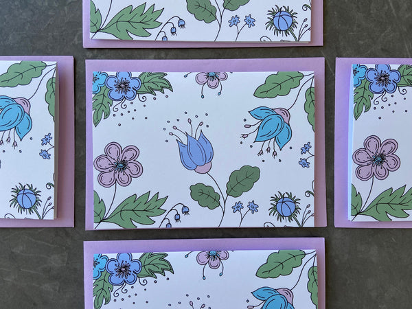 Botanical Note Cards
