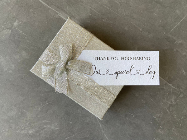 Wedding or Party Favour Gift Tags - personalised