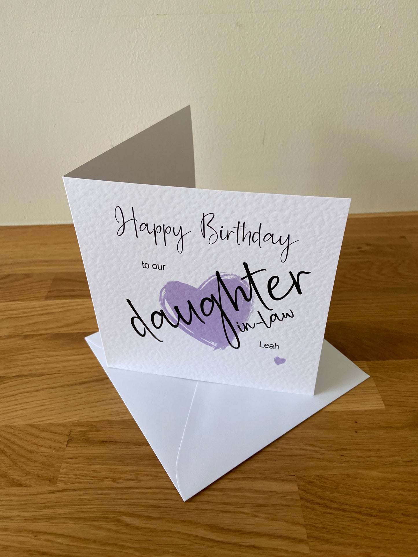 Personalised Daughter-in-Law Birthday Card
