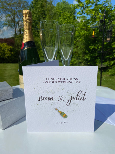 Personalised Wedding Card