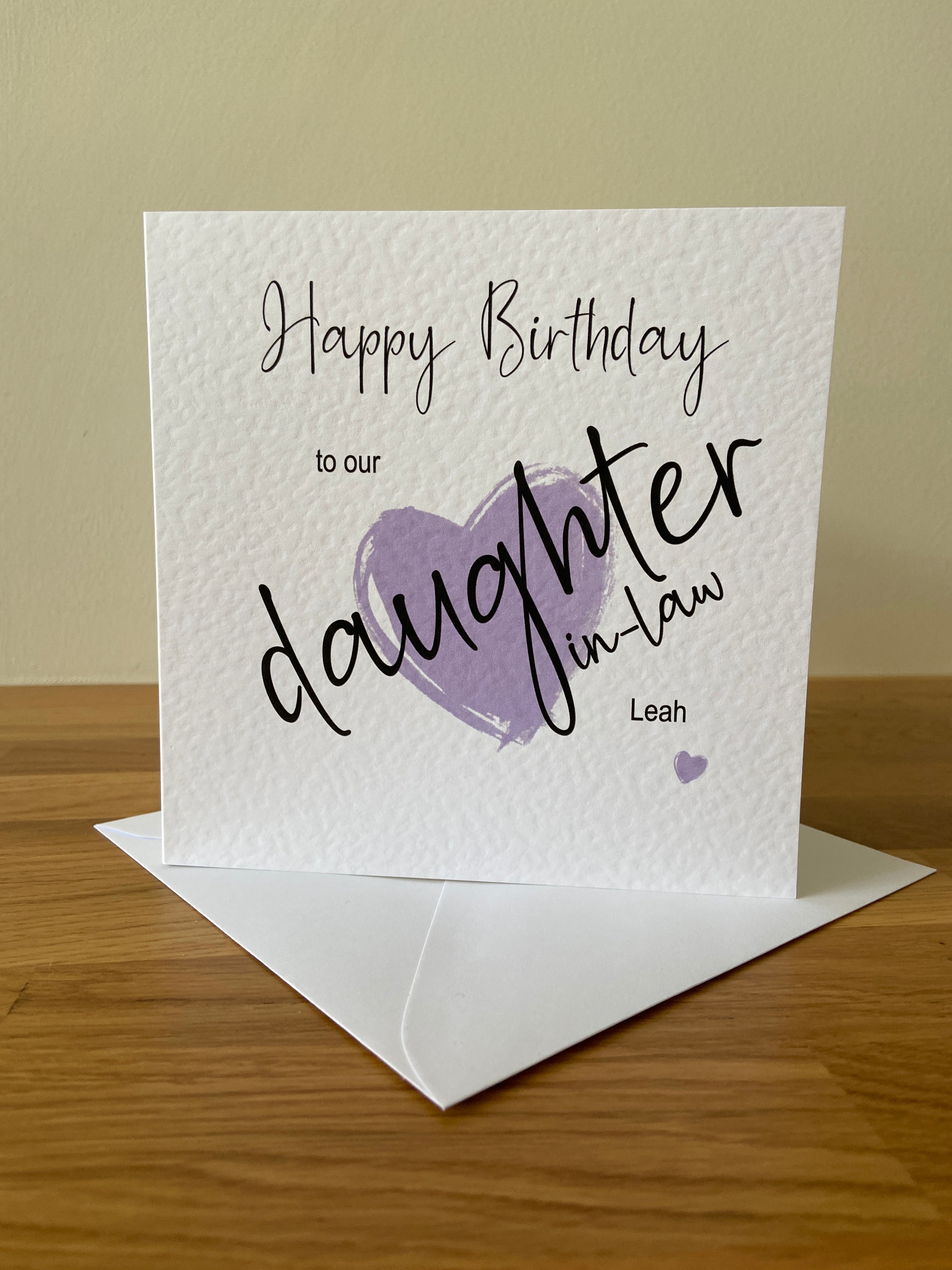 Daughters shops boyfriend birthday card